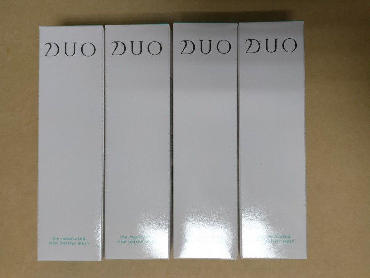 DUO デュオ ザ 薬用バイタルバリアウォッシュ 75g×4本　洗顔料　敏感肌　※3月末までのお値段です。