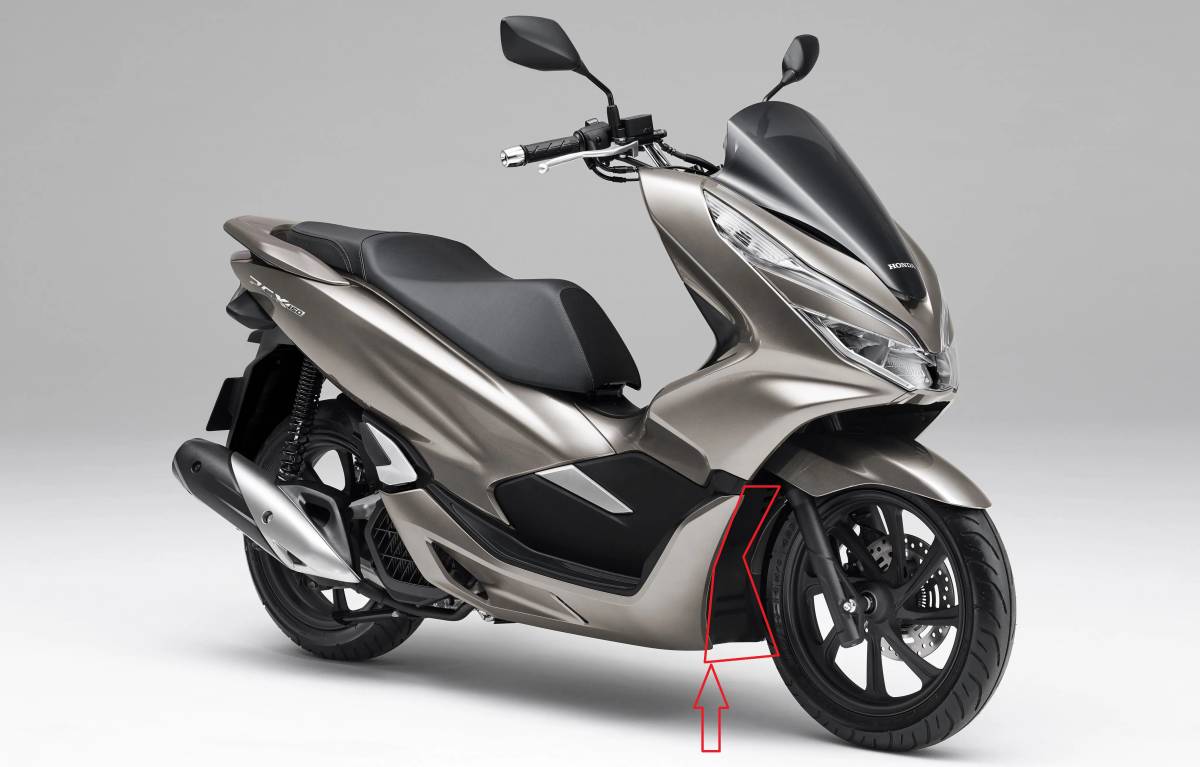 240126/5/140s 　PCX125　JF81　PCX150　KF30　インナーカウル　ホイールハウス　64521-K97-T00_画像3