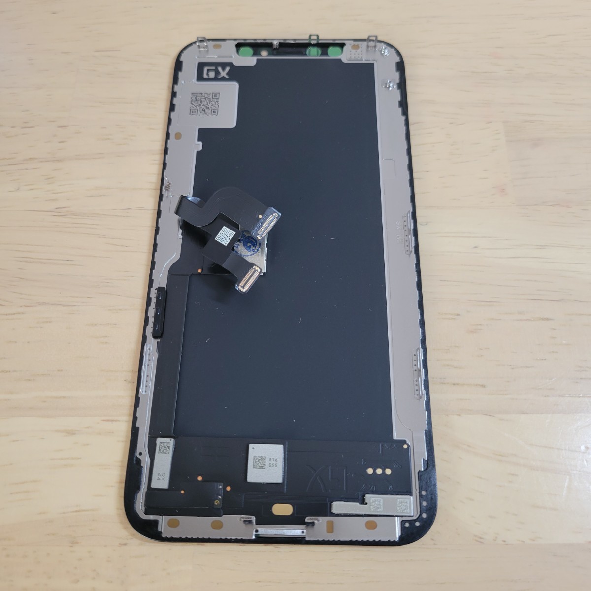 iPhoneXS 有機EL 互換パネル 高品質 防水テープ付き 交換パネル フロントパネル 修理用パーツ OLED ディスプレイ GX_画像2