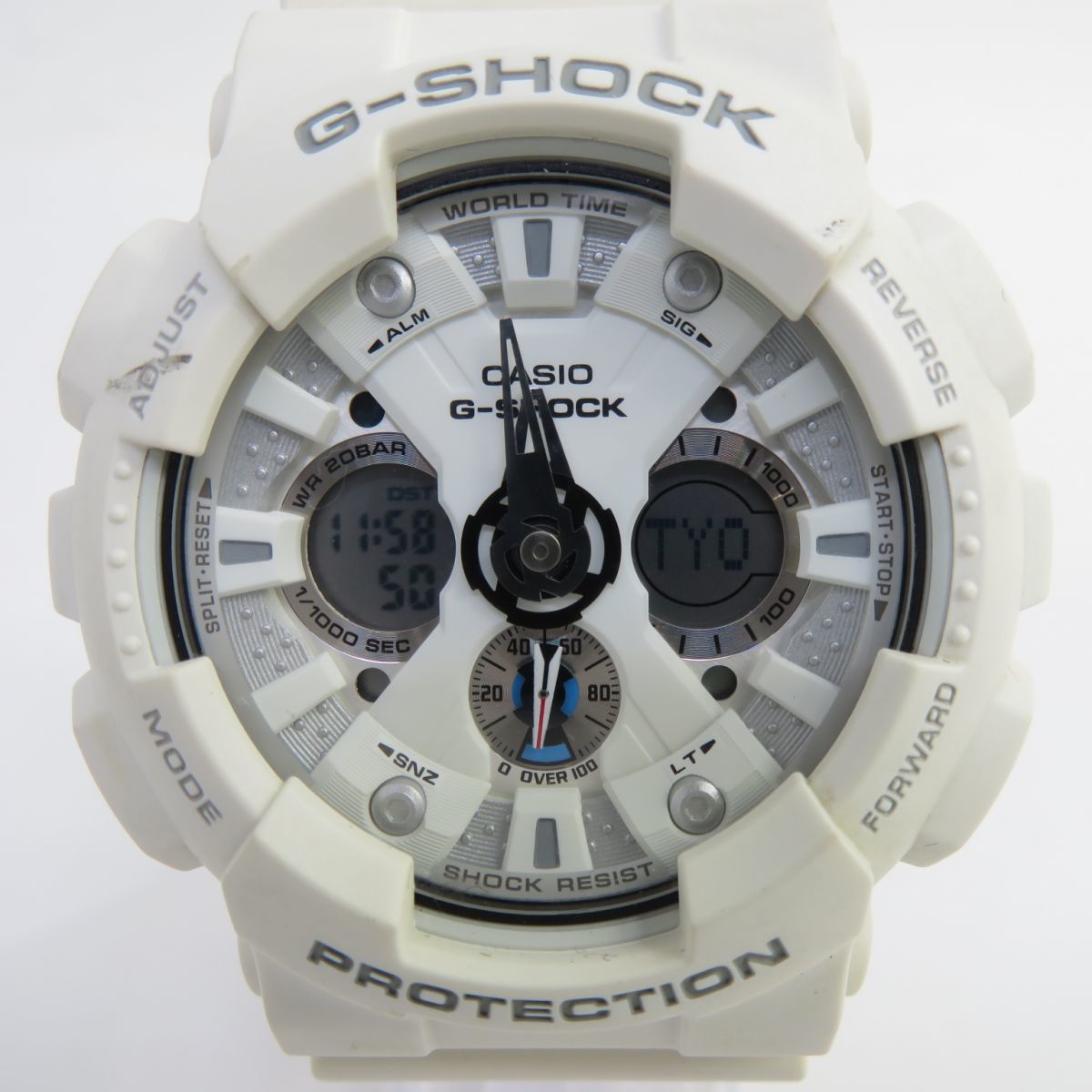 160 CASIO カシオ G-SHOCK デジタル＆アナログ GA-120A-7AJF 腕時計 ※中古_画像1