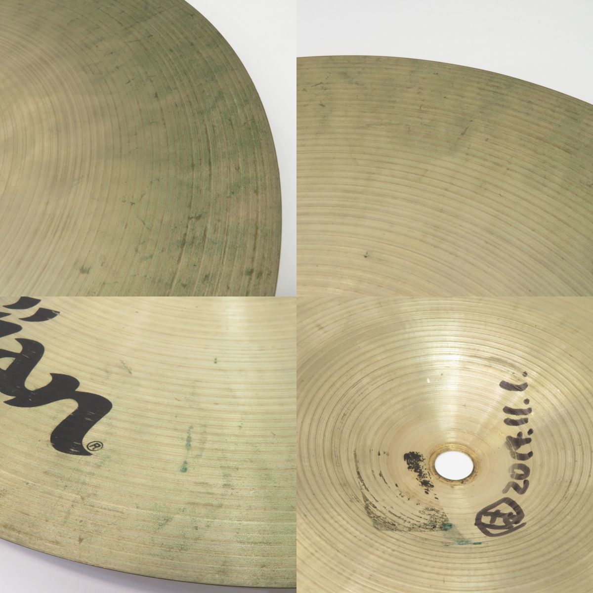 095 Zildjian ジルジャン MEDIUM THIN CRASH クラッシュ シンバル 16" 本体のみ ※現状品_画像9