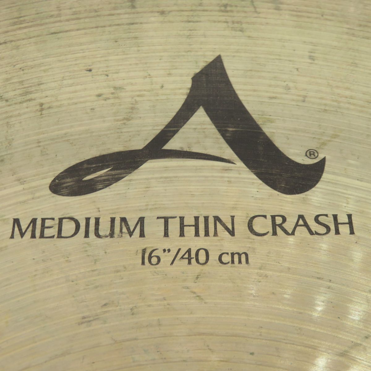 095 Zildjian ジルジャン MEDIUM THIN CRASH クラッシュ シンバル 16" 本体のみ ※現状品_画像5