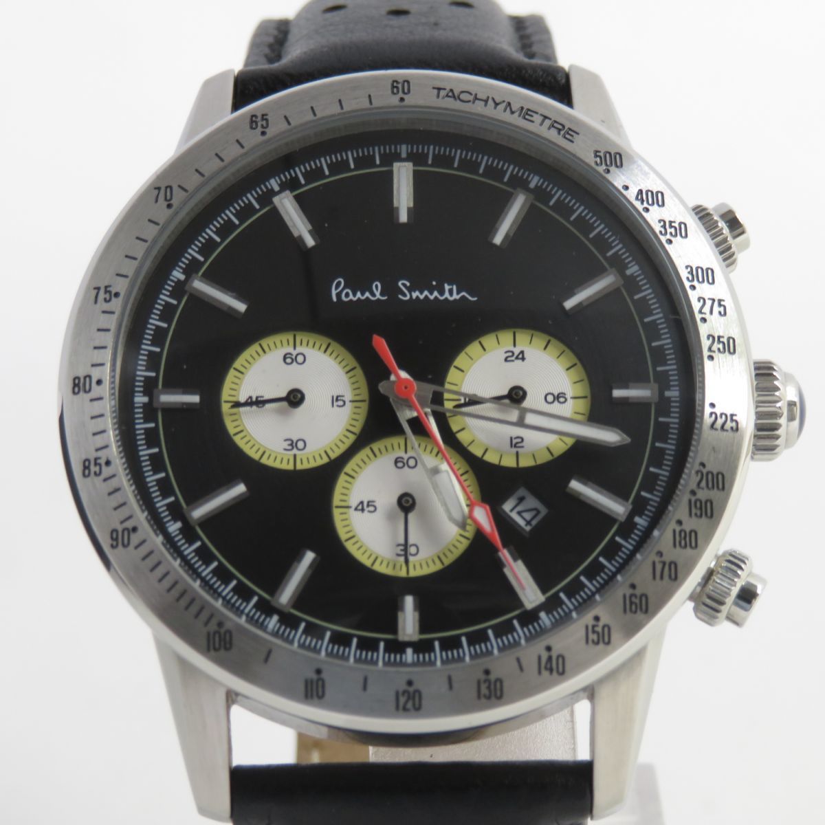 158 Paul Smith ポールスミス PS0110001 クロノグラフ クォーツ腕時計 ※中古現状品_画像1