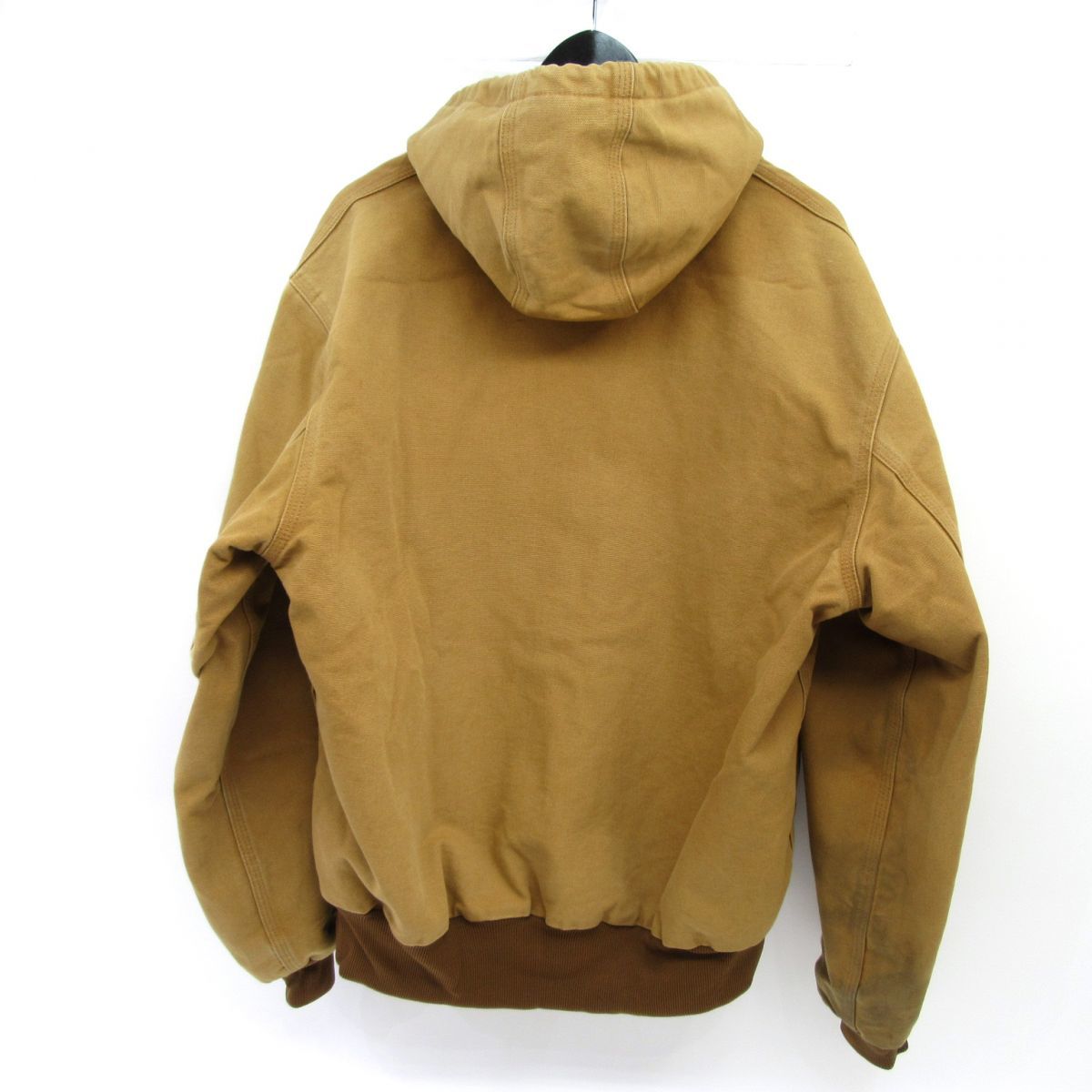 131 Carhartt カーハート 90s 企業ロゴ ダックアクティブジャケット J131 Lサイズ Made in USA ※中古_画像2