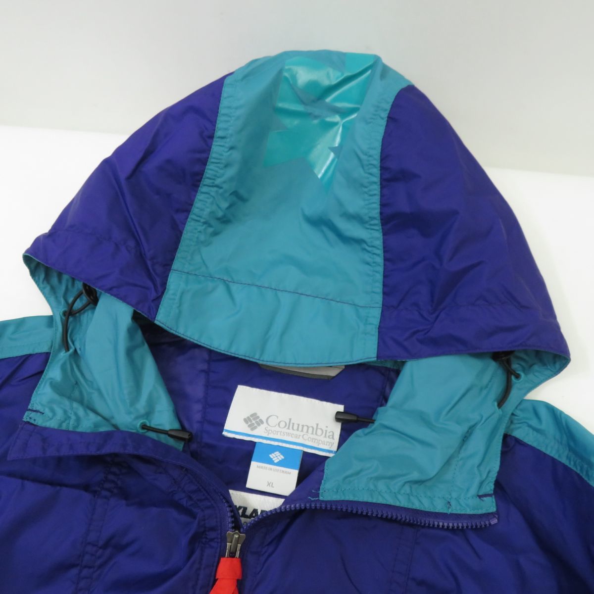 132 Columbia×X-LARGE コロンビア エクストララージ ANTA ANA ANORAK XL JACKET アノラックジャケット XLサイズ ※中古_画像3