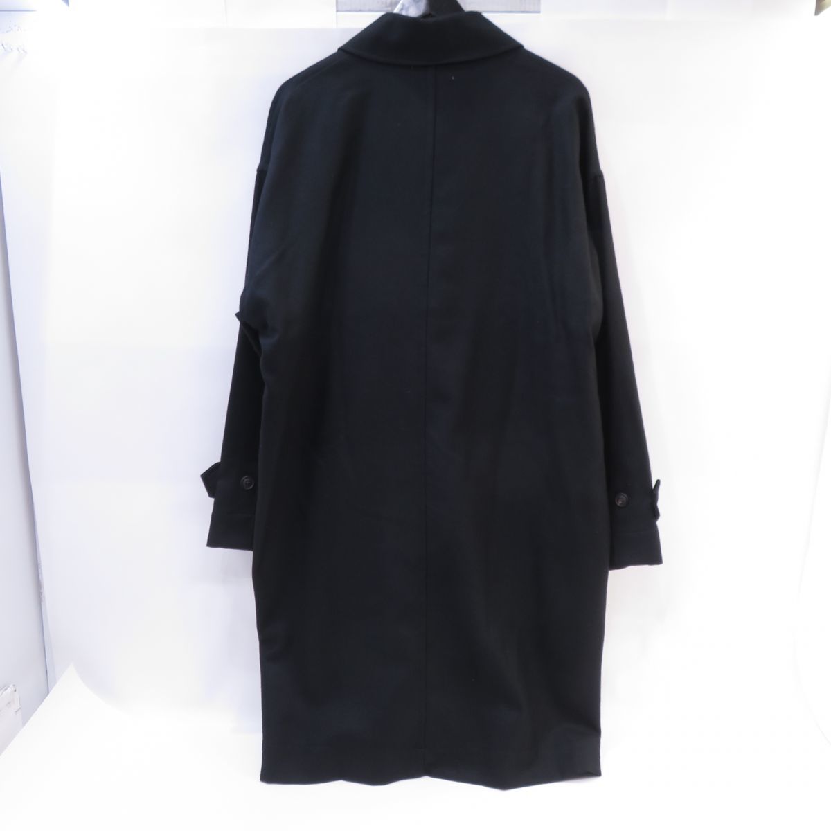 130 markama-kaSHIRT COAT WOOL SOFT SERGE рубашка пальто шерсть soft волна M21C-06SH01C 2/ черный * б/у 