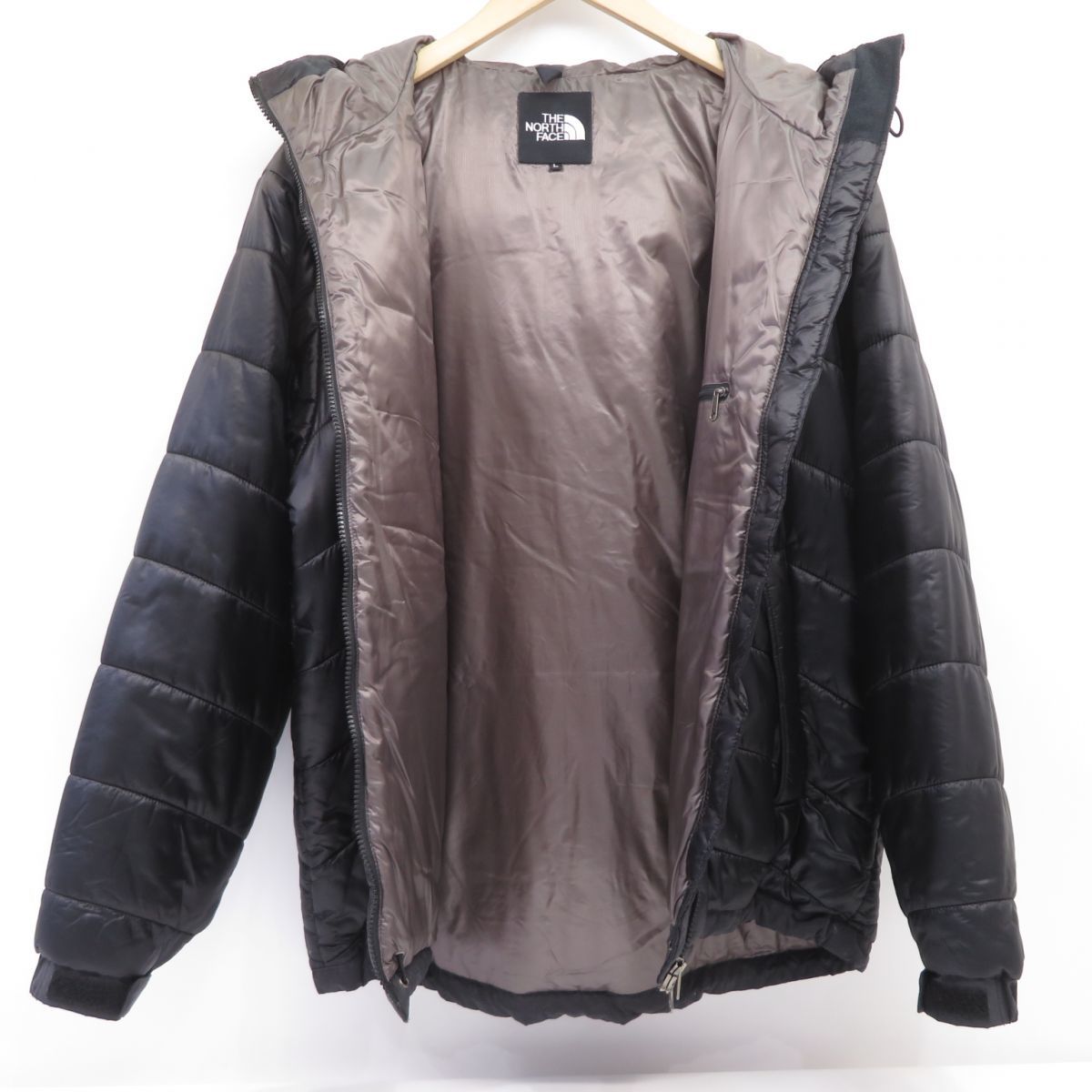 132 THE NORTH FACE ノースフェイス Cerro Torre HD Jacket セロトーレジャケット NY17302 Lサイズ ブラック ※中古難あり_画像3