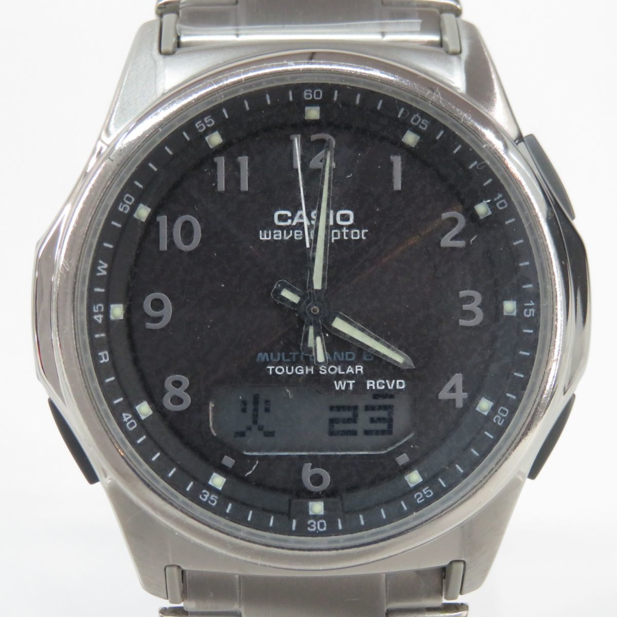 最新デザインの wave カシオ 158s【未使用】CASIO ceptor 腕時計 電波