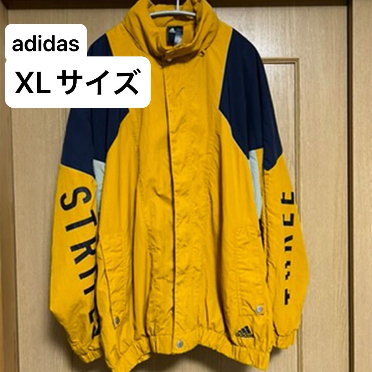 美品 アディダス スリーストライプス ナイロンジャケット 美品 アディダス スリーストライプス ナイロンジャケット