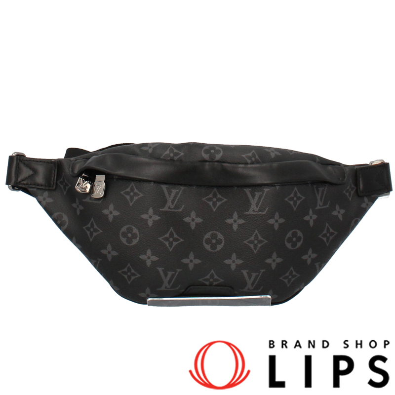  Louis * Vuitton Discovery bam сумка M46035 монограмма Eclipse женский сумка "body" черный прекрасный товар б/у 