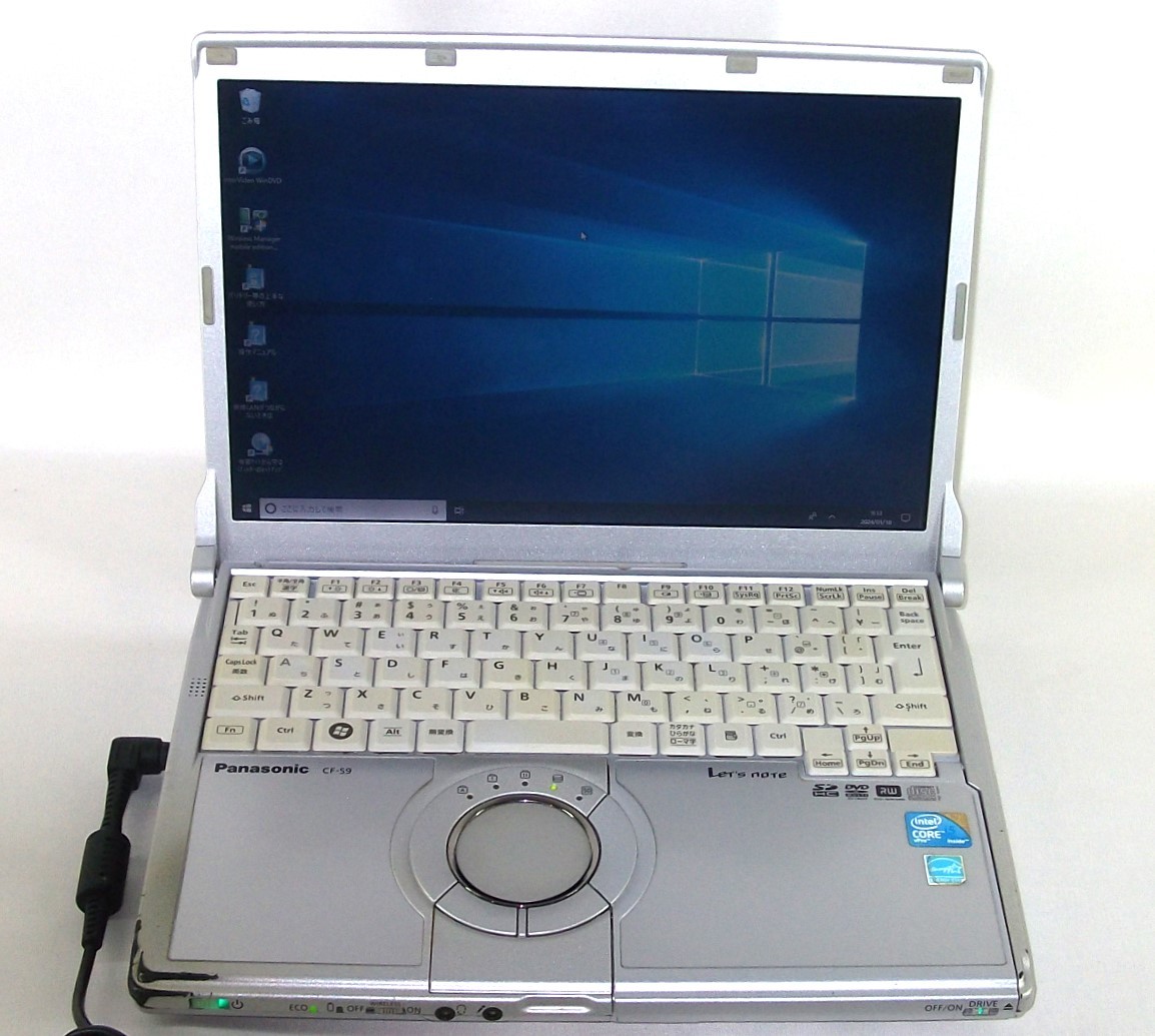 LM-240059 Panasonic Let'snote CF-S9 高性能i5 メモリ6GBで快適動作 Win10 無線Wi-Fi Office搭載_画像1