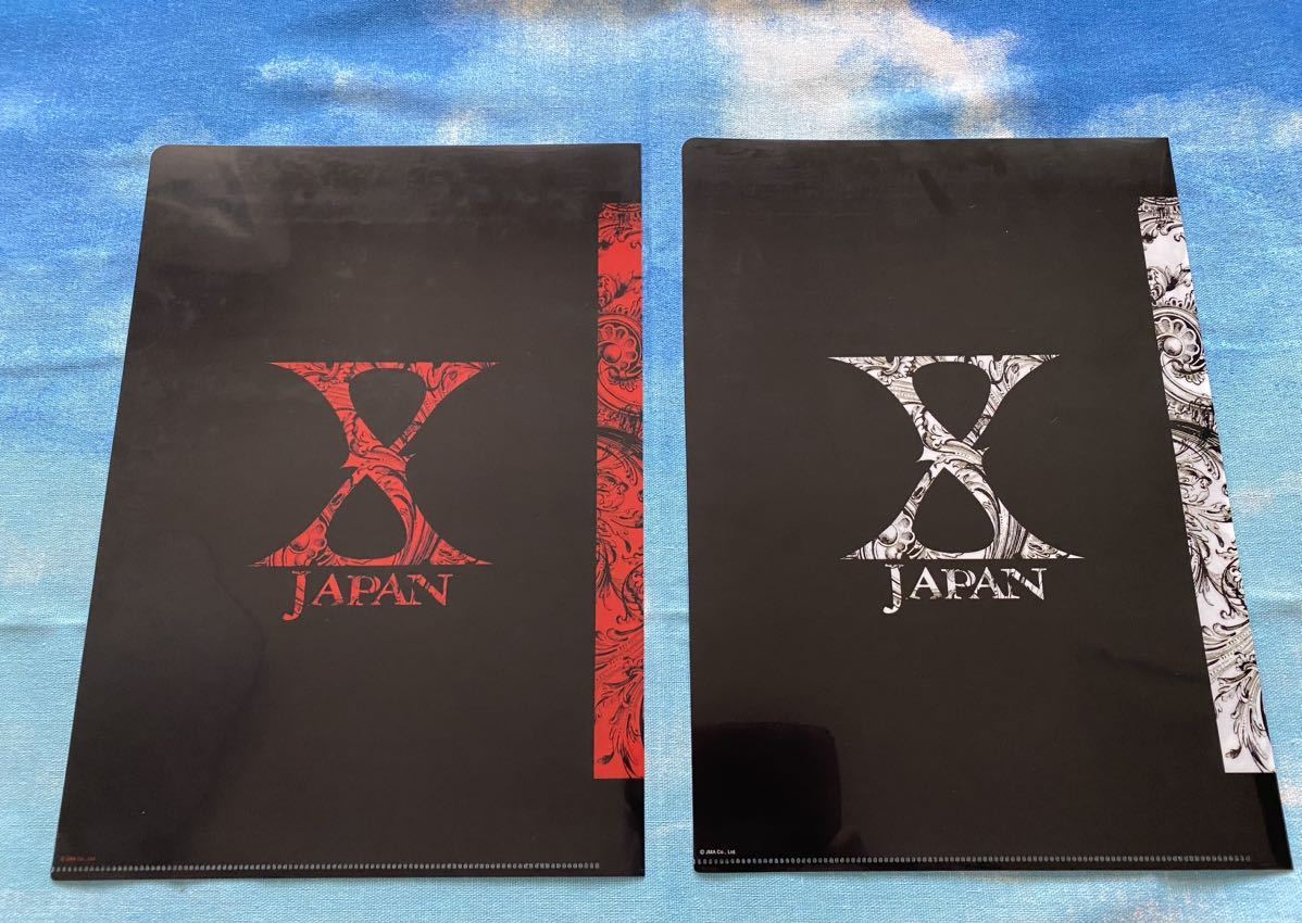 新品　X　JAPAN　くじ　第二弾　⑮　クリアファイル2枚セット賞　A　X-JAPAN エックス　YOSHIKI 一番くじ 公式　正規品 即決 クジ xjapan_画像3