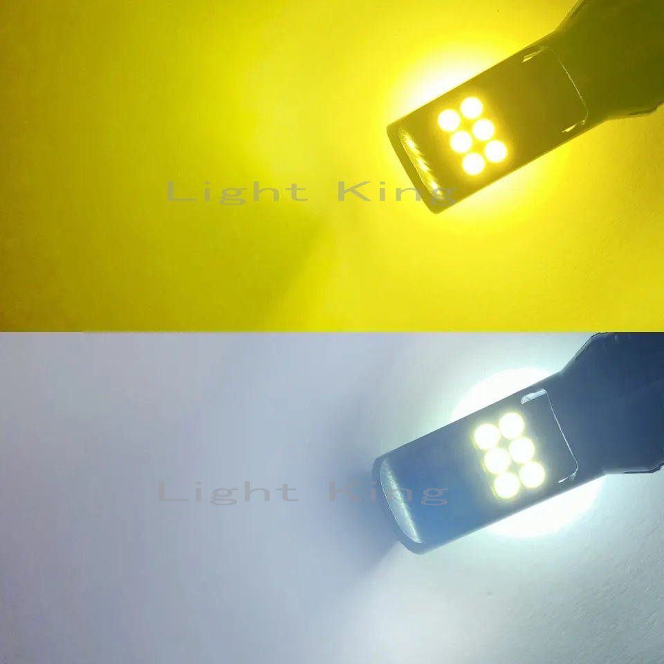 フォグランプ LED 2色切替 ホワイト&イエロー H8/H11/H16 2灯セット 7600LM ファンレス アクア 30系 プリウス_画像2
