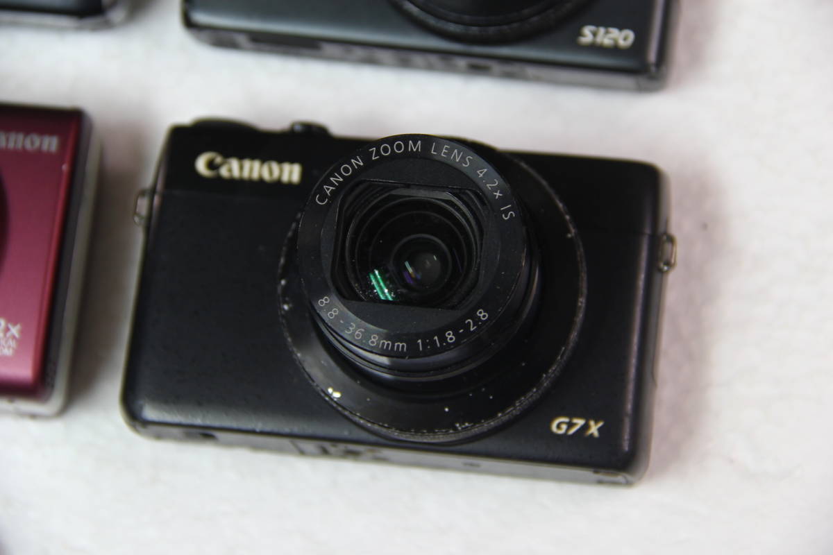 CANON コンパクトデジタルカメラ まとめて4個セット G7X/S120/SX200 IS/SX210 IS 送料無料_画像2