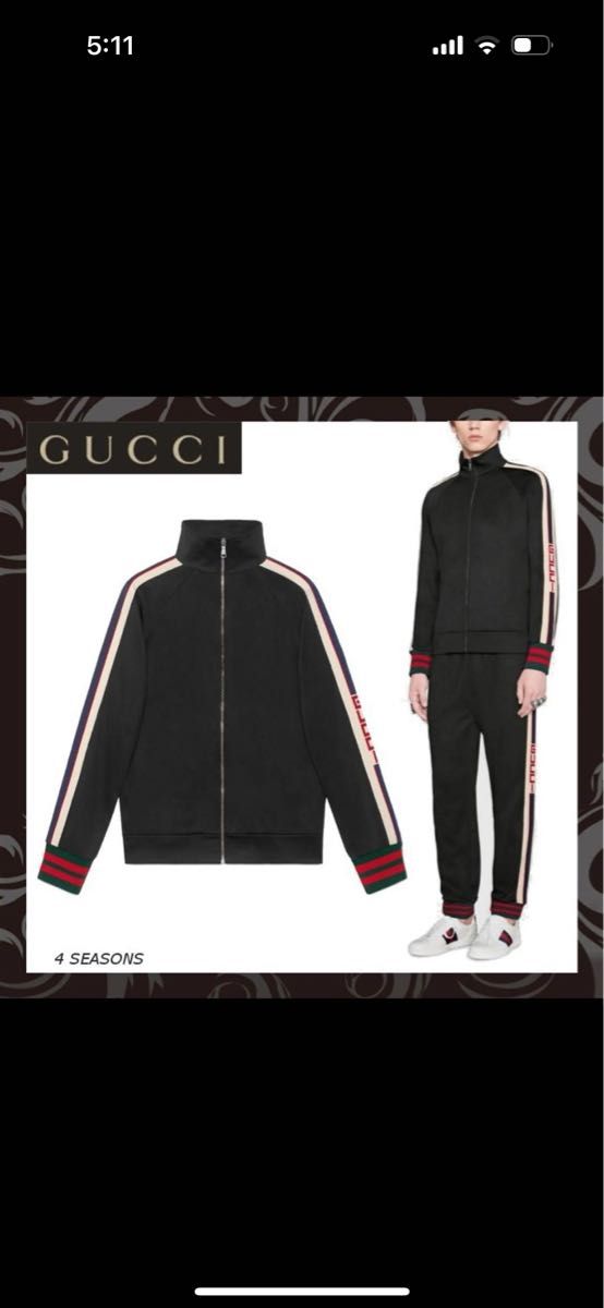 新品】【国内正規品】GUCCI グッチ ジャージ セットアップ 新品】【国内正規品】GUCCI グッチ ジャージ セットアップ