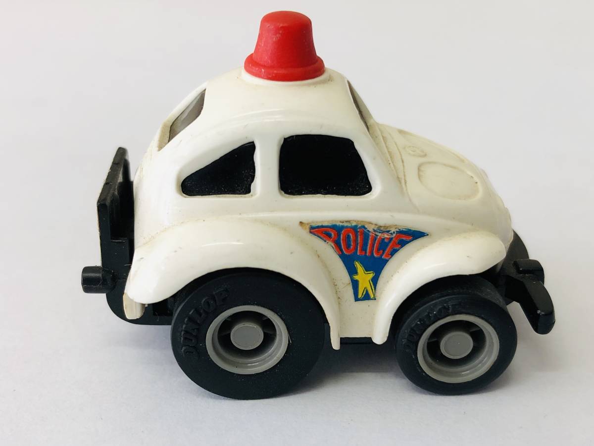 TAKARA/タカラ/チョロＱ/POLICE/ポリス/白/パトカー/VW-PATROL/PAT.P54-164128/DUNLOP/動作確認済/当時物_画像3