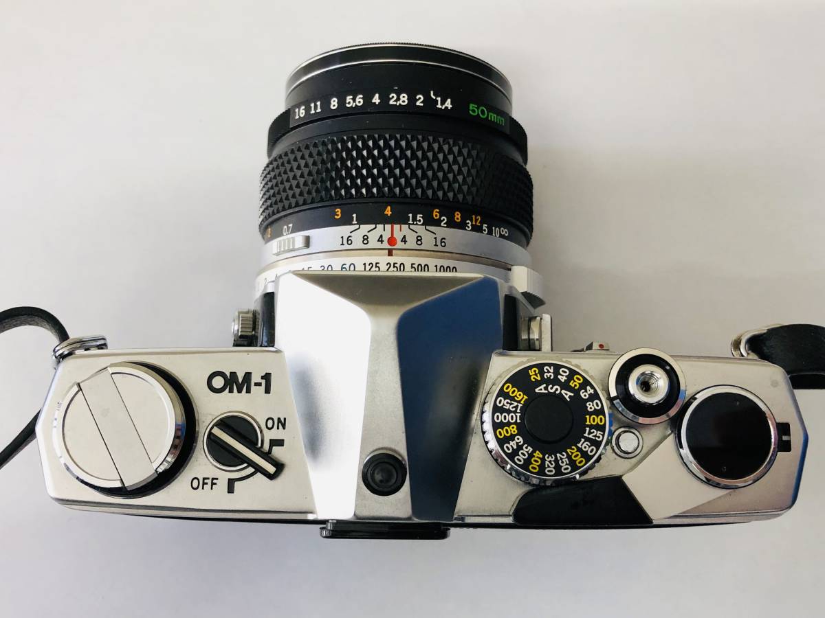 OLYMPUS/オリンパス/OM-1/レンズ/OM-SYSTEM G.ZUIKO AUTO-S 1:1.4 f=50mm/一眼レフフィルムカメラ/ストラップ付_画像6