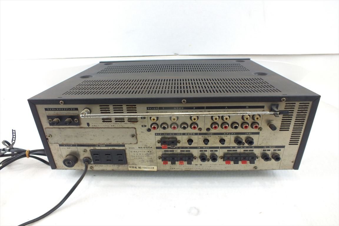 ☆ Clarion クラリオン MA-6100A アンプ 中古 現状品 231207R6107_画像8