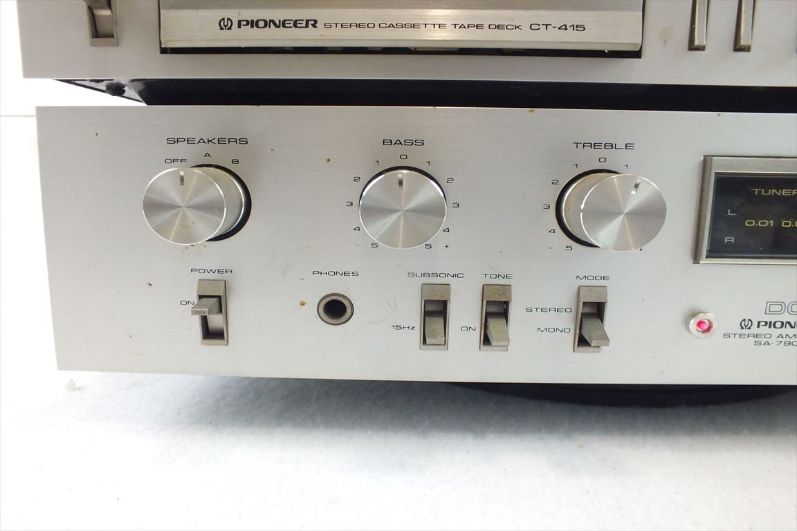 ☆ PIONEER パイオニア TX-7900 SA-7900 CT-415 オーディオセット 音出し確認済 中古 現状品 240107A5039_画像8