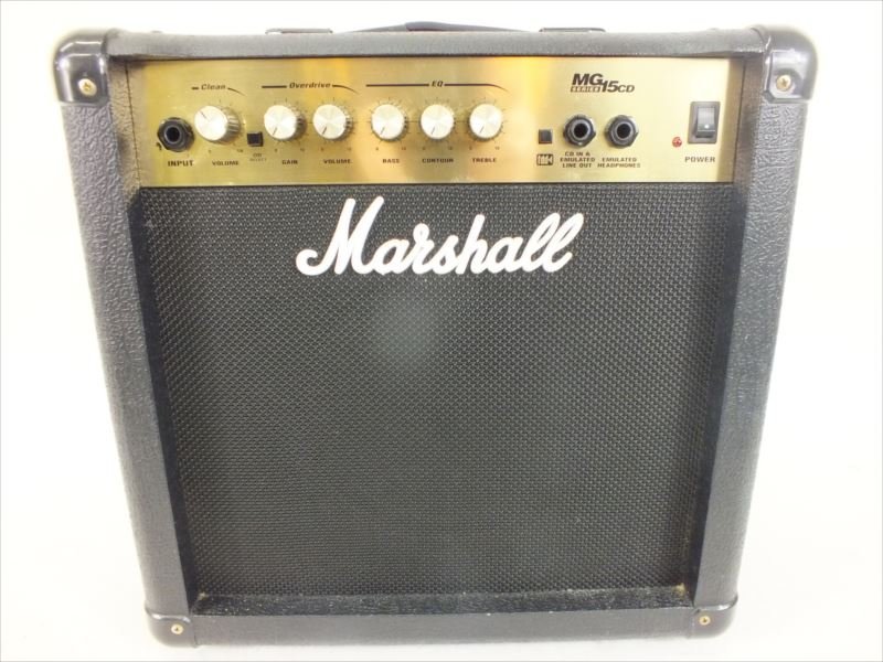 ♪ Marshall マーシャル MG15CD ギターアンプ 中古 現状品 231211E3047_画像3