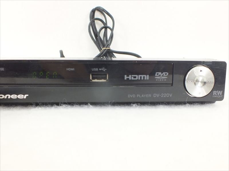 ♪ PIONEER パイオニア DV-220V DVDプレーヤー 中古 現状品 240111H2105_画像5