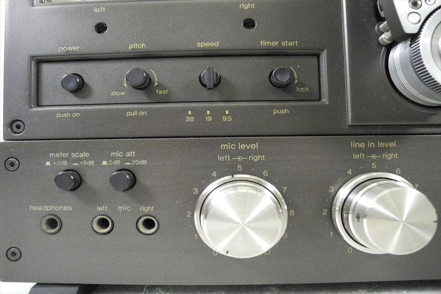 ▼ Technics テクニクス RS-1500U オープンリールデッキ 現状品 中古 231205K2559_画像7