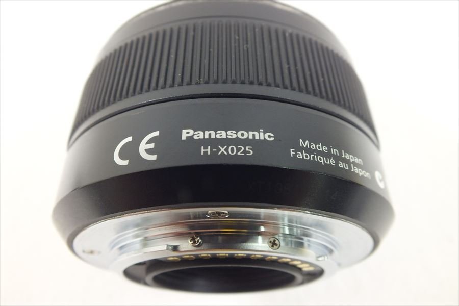 □ Panasonic パナソニック H-X025 レンズ LEICA DG SUMMILUX 1.4/25 ASPH 中古現状品 240108R7076_画像8