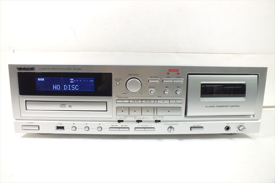 □ TEAC ティアック AD-850 CD/カセットプレーヤー 中古 現状品 240106H2012_画像2