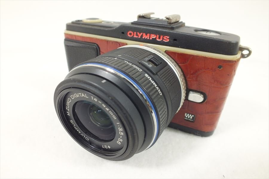 □ OLYMPUS オリンパス E-P2 ミラーレス一眼レフカメラ 14-42mm 1:3.5-5.6 現状品 中古 231208T3182_画像1