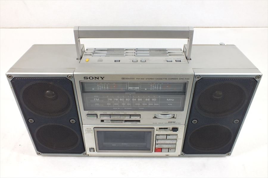 □ SONY ソニー CFS-F40 ラジカセ 中古 現状品 240106H2057_画像1