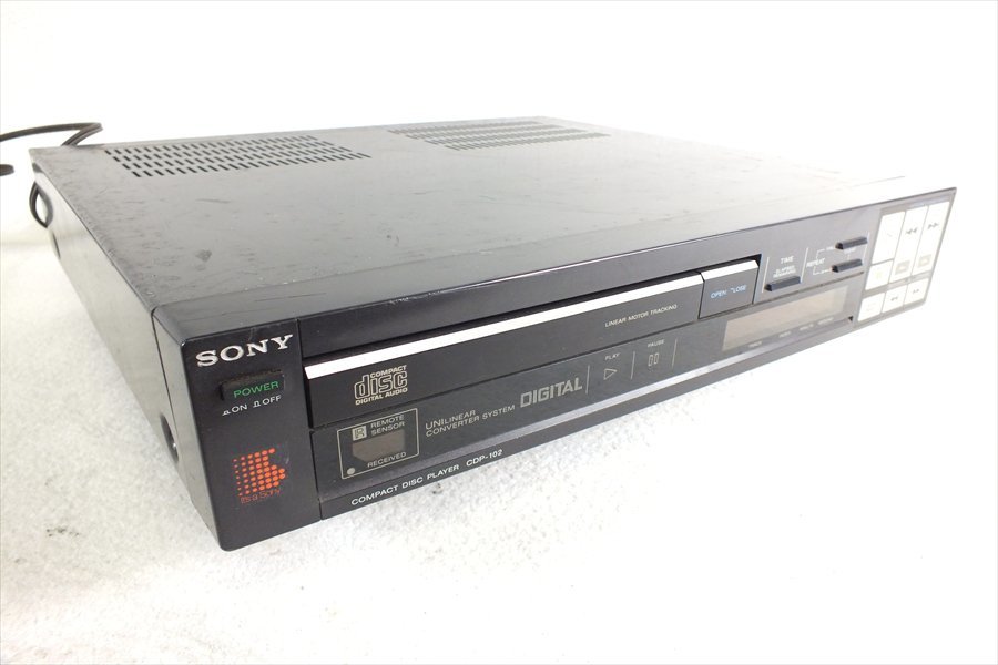 ◇ SONY ソニー CDP-102 CDプレーヤ 中古 現状品 231208Y8045_画像3