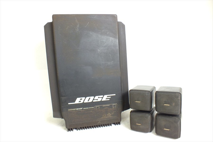 ◇ BOSE ボーズ ACOUSTIMASS SPEAKER SYSTEM スピーカーセット 現状品 中古 240108T3132