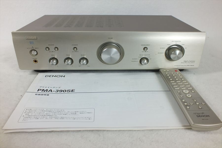 ★ DENON デノン PMA-390SE アンプ 中古 240101B2152_画像1