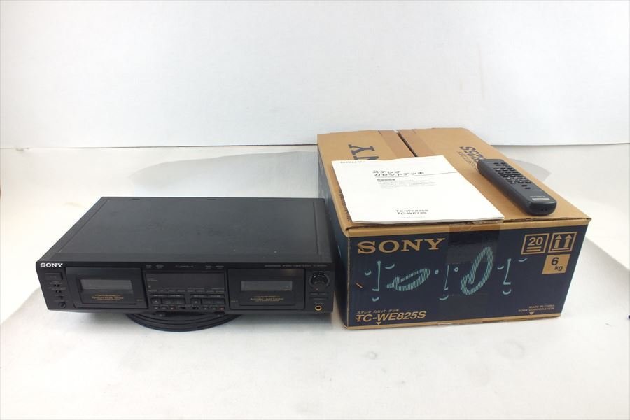 ☆ SONY ソニー TC-WE825S カセットデッキ 中古 現状品 240107B9013_画像1