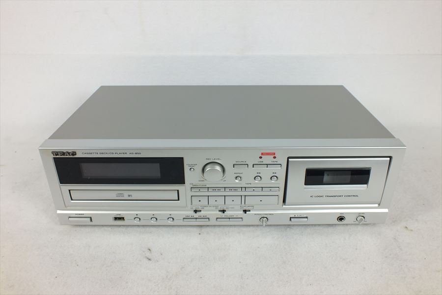 ★ TEAC ティアック AD-850 CD/カセットレコーダー 音出し確認済 中古 現状品 240101B2307_画像1