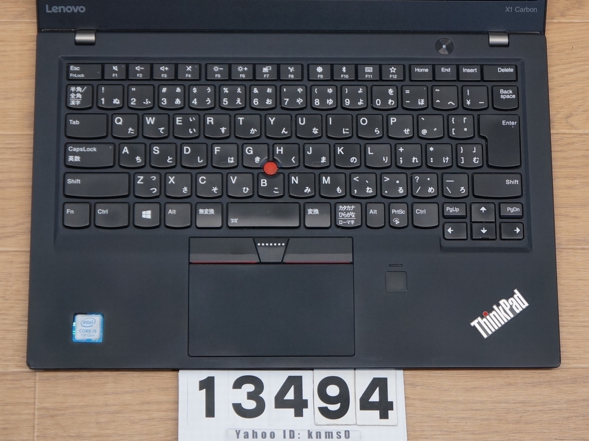 #13494 即決 lenovo ThinkPad X1 Carbon ■ FHD/ Core i5/ Win10_画像2