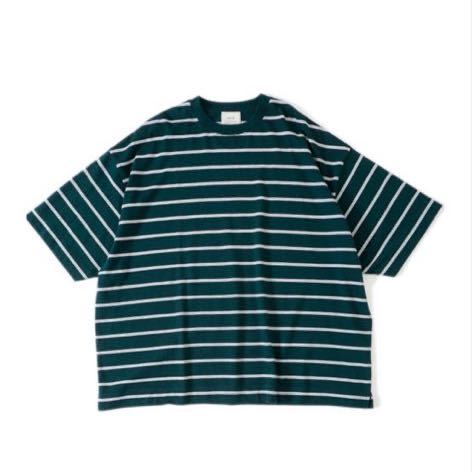 EVCON　BORDER WIDE S/S TEE エビコン　1LDK ボーダー カットソー ボーダーTシャツ SIZE L_画像1