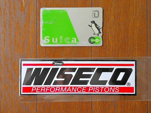 新品 WISECO PERFORMANCE PISTONS ワイセコステッカ- 160×50mm ２枚 \1,000即決_スイカはサイズ参考用で出品には含みません