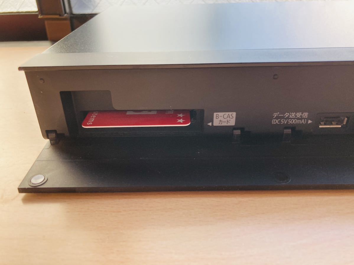 SHARP シャープ AQUOS アクオスブルーレイ レコーダー BD-NW1200 2018年製　リモコン BCAS カード付き 動作確認済み 初期化済み_画像3