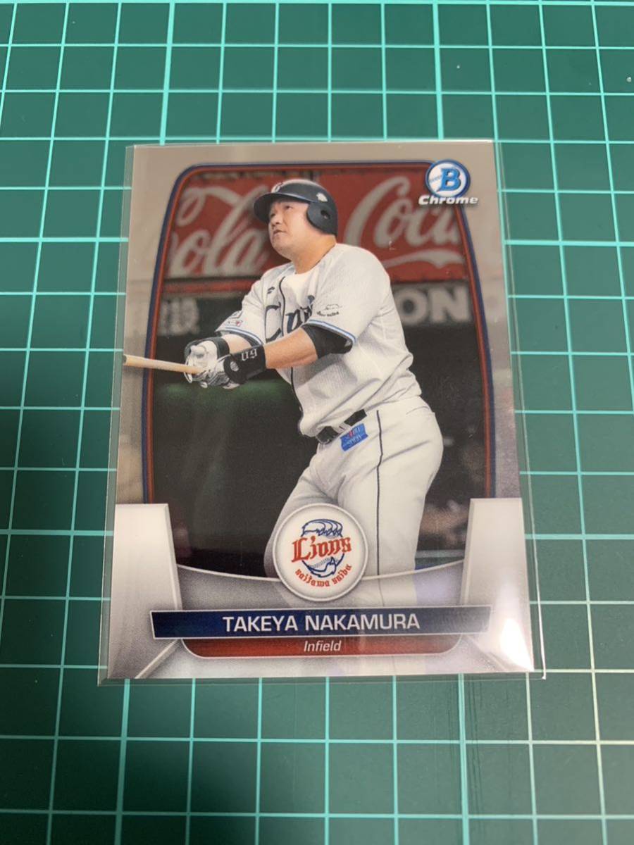 Topps Bowman 2023 NPB 100 埼玉西武ライオンズ　中村剛也_画像1