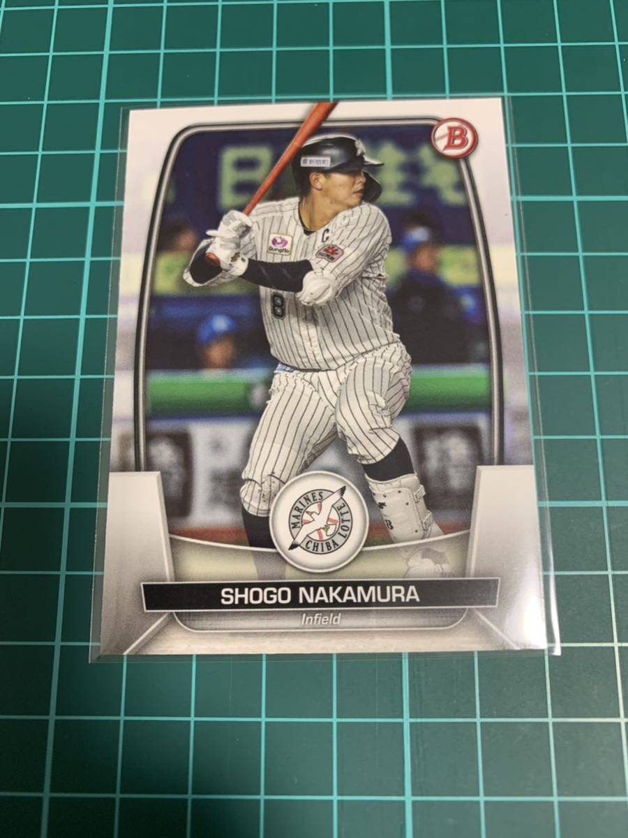 Topps Bowman 2023 NPB 1 千葉ロッテマリーンズ 中村奨吾 _画像1