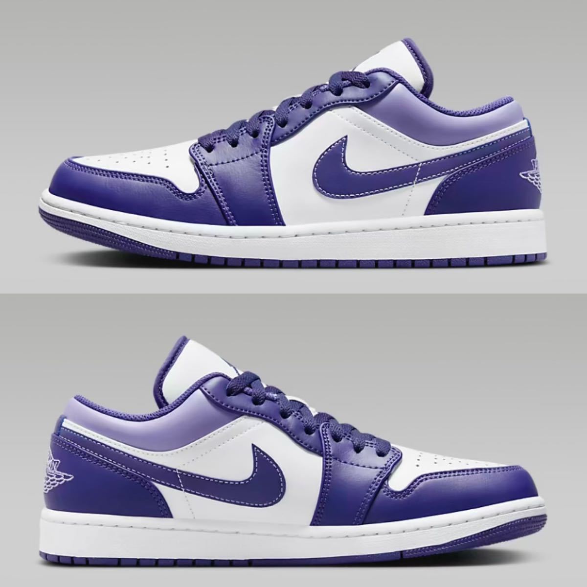 【新品！定価即決送料込！】AIR JORDAN 1 LOW★エアジョーダン★NIKE★ナイキ★AF-1★AIR FORCE 1★エアフォース1★ SKY J PURPLE_画像2