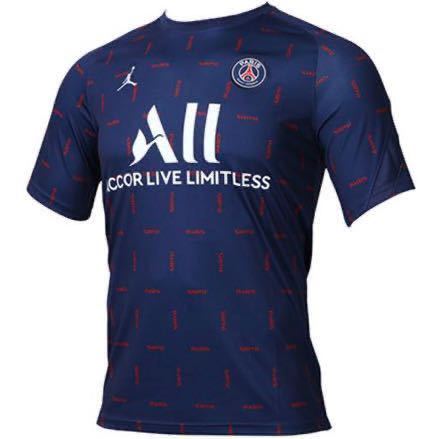 【新品即決!送料込】PSG プレマッチトップ★Paris Saint Germain★Jordan★パリサンジェルマン★エアジョーダン★NIKE★F.C.R.B.★ナイキ