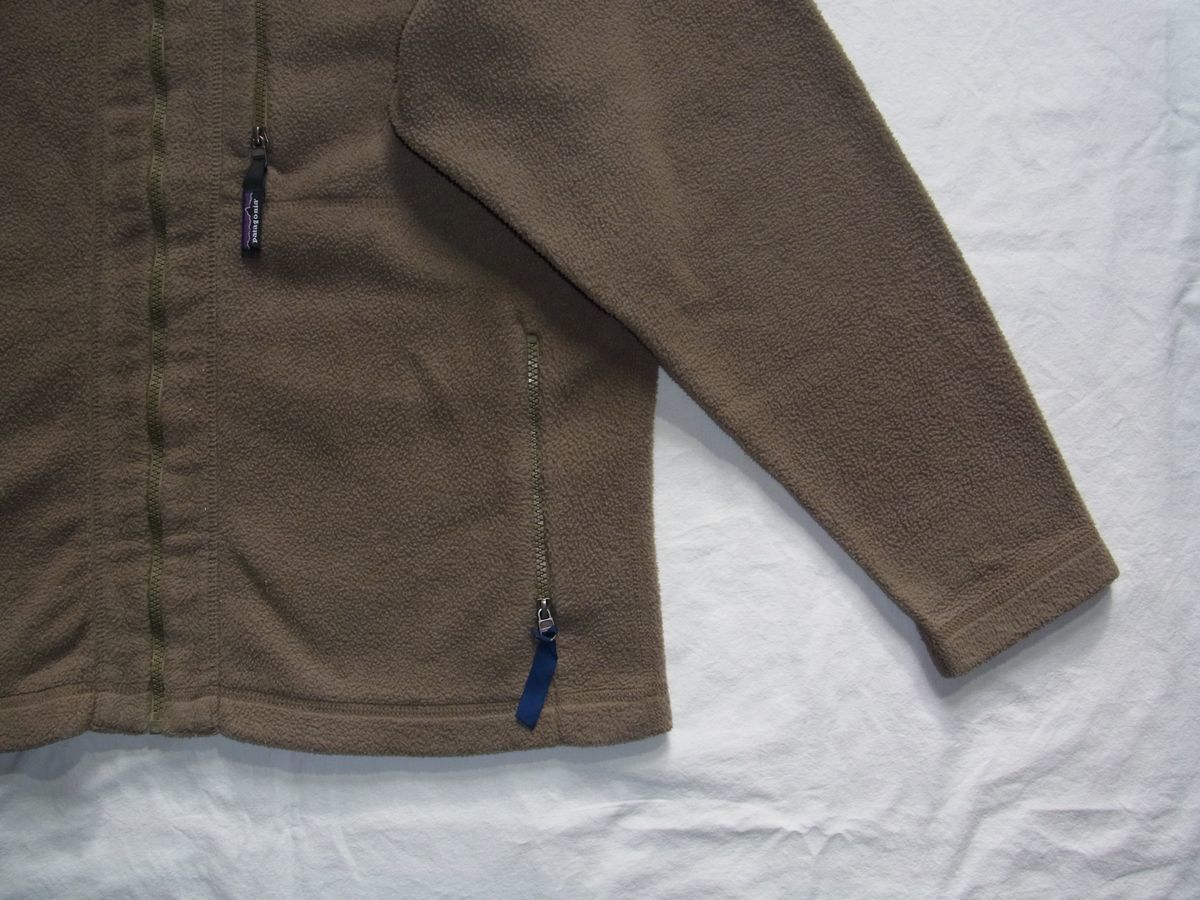 ☆ 00s USA製 Patagonia パタゴニア FA00 Synchilla Jacket II シンチラ フリース ジャケット sizeXL マッシュルーム ☆古着 オールド 90s_画像4