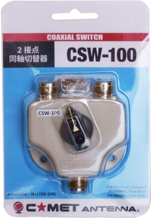 コメット CSW-100（M型） 2接点同軸切替器 無線機_画像2
