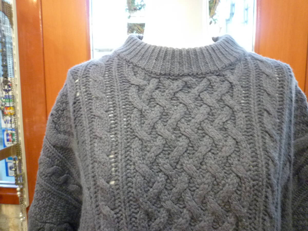 【0125-9】MilaOwenミラオーエン 羊毛混セーター　サイズＦ_画像2