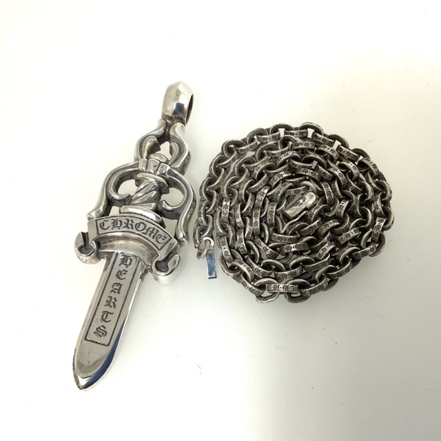 Chrome Hearts】クロムハーツ ネックレス ペーパーチェーン Chrome Hearts】クロムハーツ ネックレス ペーパーチェーン