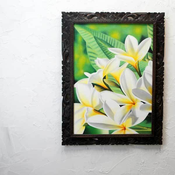  picture burr picture flower plumeria flange pani amount entering amount attaching panel lure to modern art art frame ornament wall decoration 