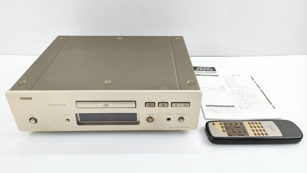 12 デノンDCD 1650 SR CD プレーヤー通電確認済リモコン説明書付 12 デノンDCD 1650 SR CD プレーヤー通電確認済リモコン説明書付