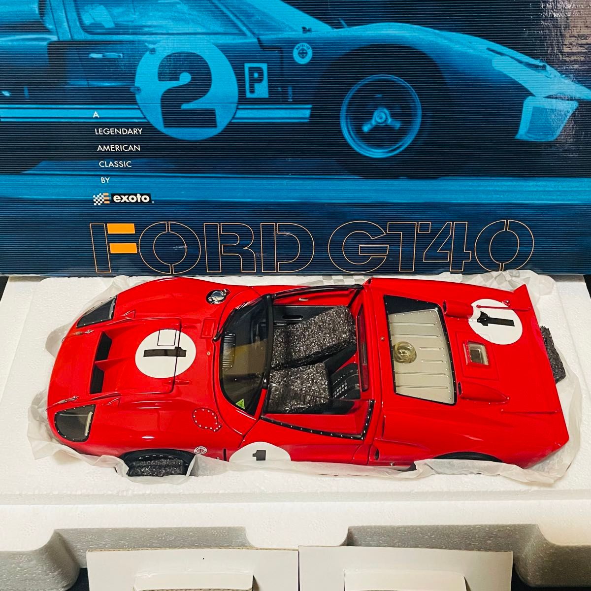 1/18 EXOTO フォード GT40 MkⅡ 'X-1' ケン・マイルズ|Yahoo 1/18 EXOTO フォード GT40 MkⅡ 'X-1' ケン・マイルズ|Yahoo
